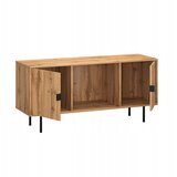 AKORD TV omarica, 2 vratna polica, 125 cm Wotan kovinske noge, (21979064) | Shoptok.si