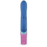 PMV20 Vice Double - brezžični trojni vibrator z vrtljivo glavo (modra) | Shoptok.si