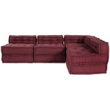  Modularna sofa 4 pcs Bordo Tkanina | shoptok.hr