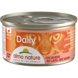 Daily Varčno pakiranje Almo Nature Menu 24 x 85 g - Mousse z lososom Cene