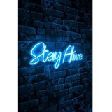 WALLXPERT dekorativna plastična led rasveta stay alive blue | ePonuda.com
