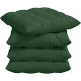  Jastučići za sjedenje 4 pcs Tamnozelena 40 x 40 x 6 cm | shoptok.hr