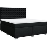  Krevet s oprugama i madracem crni 180x200 cm od tkanine | shoptok.hr