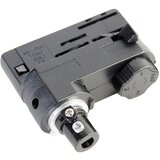 QAZQA Adapter za viseče svetilke za 3-fazni tir črn | Shoptok.si