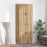 vidaXL Highboard Umjetnički hrast 69,5 x 34 x 180 cm Cijene
