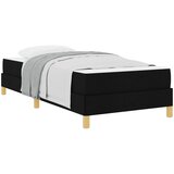  s opruga kutije s madracem Crna 100 x 200 cm tkanina | shoptok.hr