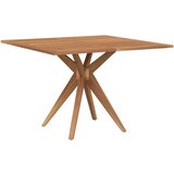  Vrtni stol četvrtasti 110 x 110 x 75 cm masivno bagremovo drvo | Eponuda.com