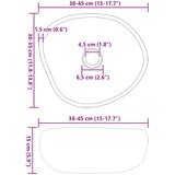  Umivaonik od riječnog kamena Svijetlo siva 45 x 35 x 15 cm | shoptok.hr