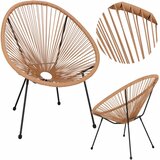 springos vrtna stolica od ratana,bež 72 x 82 x 85 cm | shoptok.hr