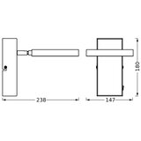 Ledvance LED zidni reflektor DECOR SATURN LED/11W/230V 3000/4200/6500K | Eponuda.com