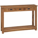  Konzolna stolica Prirodna 110 x 30 x 80 cm Čvrsto teak drvo | shoptok.hr