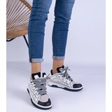 Gemre Black women's sneakers with decorative lacing Grejs | Shoptok.si