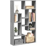 vidaXL Knjižna omara siva sonoma 72x20x120 cm inženirski les Cene