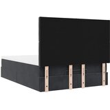  Ottoman krevet s madracima crni 140x200 cm baršun | shoptok.hr