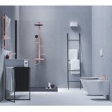 Ideal Standard Svetlo rožnata kovinska stenska kopalniška polica ALU+ – | Shoptok.si