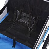 Prikolica za bicikl sivo-plava 30 kg | shoptok.hr