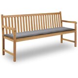  Jastuk za vrtnu klupu sivi 180 x 50 x 3 cm od tkanine Oxford Cijene