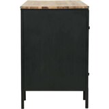 In Stol s dvostrukim postoljem od masivne jelovine i čelika 120 x 50 x 76 cm | shoptok.hr