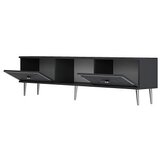 Hanah home TV polica Arno Anthracite Silver