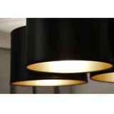  Duolla - Nadgradni luster ROLLER TRIO SHINY 3xE27/15W/230V crna/zlatna | Eponuda.com