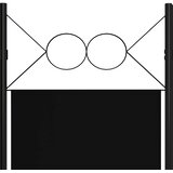 Sobna pregrada s 4 panela crna 160 x 180 cm | shoptok.hr
