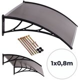  Nadstrešnica za vrata 100x80 cm polikarbonatna tenda MultiGarden Cijene