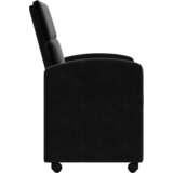  Blagovačke stolice s kotačima 2 pcs Crna 58 x 65 x 98 cm Baršun | Eponuda.ba