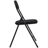  Zložljiva stolica 8 pcs Črna 48 x 44 x 78 cm Žamet, (5000296913) | Shoptok.si