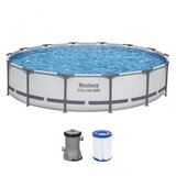 Bestway prefabrikovani bazen sa metalnim okvirom i filter pumpom, 4,24 m x 84 cm | Eponuda.com