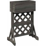  Vertikalni vrtni rešetka Siva 48 x 30 x 70,5 cm | shoptok.hr
