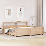 Maison Chic Posteljni okvir - Dvoposteljna postelja - Zakonska postelja brez vzmetnice 180x200 cm trdna borovina-J3344, (21762648) | Shoptok.si