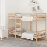 Krevet na kat 90 x 200 cm od masivne borovine | shoptok.hr