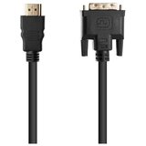 Cadorabo 3 M HQ HDMI do DVI kabel High Speed ​​- 3D Ready - HDMI do DVI adapter kabel z zlatim priključkom v črni barvi, (20622102) Cene