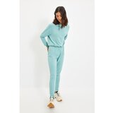 Trendyol Mint Printed Straight Sweatpants | Shoptok.si