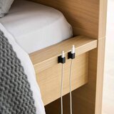 YAMAZAKI Crni metalni uredski organizatori u setu 5 kom za kablove Smart – | shoptok.hr