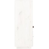  Visoka komoda bijela 34 x 40 x 108,5 cm od masivne borovine | shoptok.hr