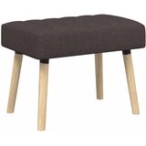  Klupa s utorima Tamno smeđa 60 x 40 x 45 cm Tkanina | Eponuda.com