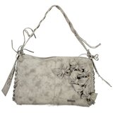 Desigual ženska torba s reljefnim cvijetom 23x11x35 cm tamnosiva Cijene