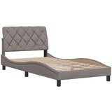  Okvir za krevet bez madraca smeđesivi 100 x 200 cm od tkanine | shoptok.hr
