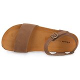 Frau Sandali & Odprti čevlji Nabuk Sabbia Kostanjeva | Shoptok.si