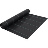 vidaXL Tkanina proti plevelu in koreninam mat črna 2x10 m PP, (21832022) Cene