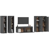 TV omarica 5 kosov siva trdna borovina, (20730066) | Shoptok.si