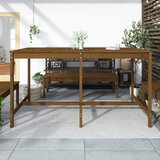  Vrtni stol boja meda 203,5x90x110 cm od masivne borovine | shoptok.hr