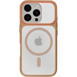 AVIZAR Ovitek MagSafe za iPhone 16 Pro Max, zadnja stran z dimnim efektom z ojačanim silikonskim okvirjem, Rjava, (5000190297) | Shoptok.si
