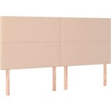 Posteljno vzglavje kapučino 160x5x118/128 cm umetno usnje, (20933556) | Shoptok.si