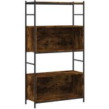 Maison Chic Knjižna omara - Knjižna polica - Knjižni regal sonoma hrast 80x30x145,5 cm inž. les in železo, (21723508) | Shoptok.si