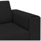  Kauč za dnevni boravak Crna 250 x 77 x 76 cm Poliester | Eponuda.ba