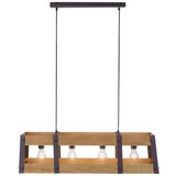 LEUCHTEN DIREKT 15721-79 - Luster na sajli CRATE 4xE27/60W/230V | Eponuda.com