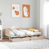 vidaXL Dnevna postelja s predali 80x200cm trdna borovina | Shoptok.si