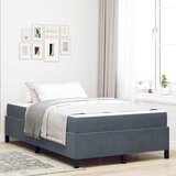  Krevetna konstrukcija Tamno siva 120 x 190 cm tkanina | shoptok.hr